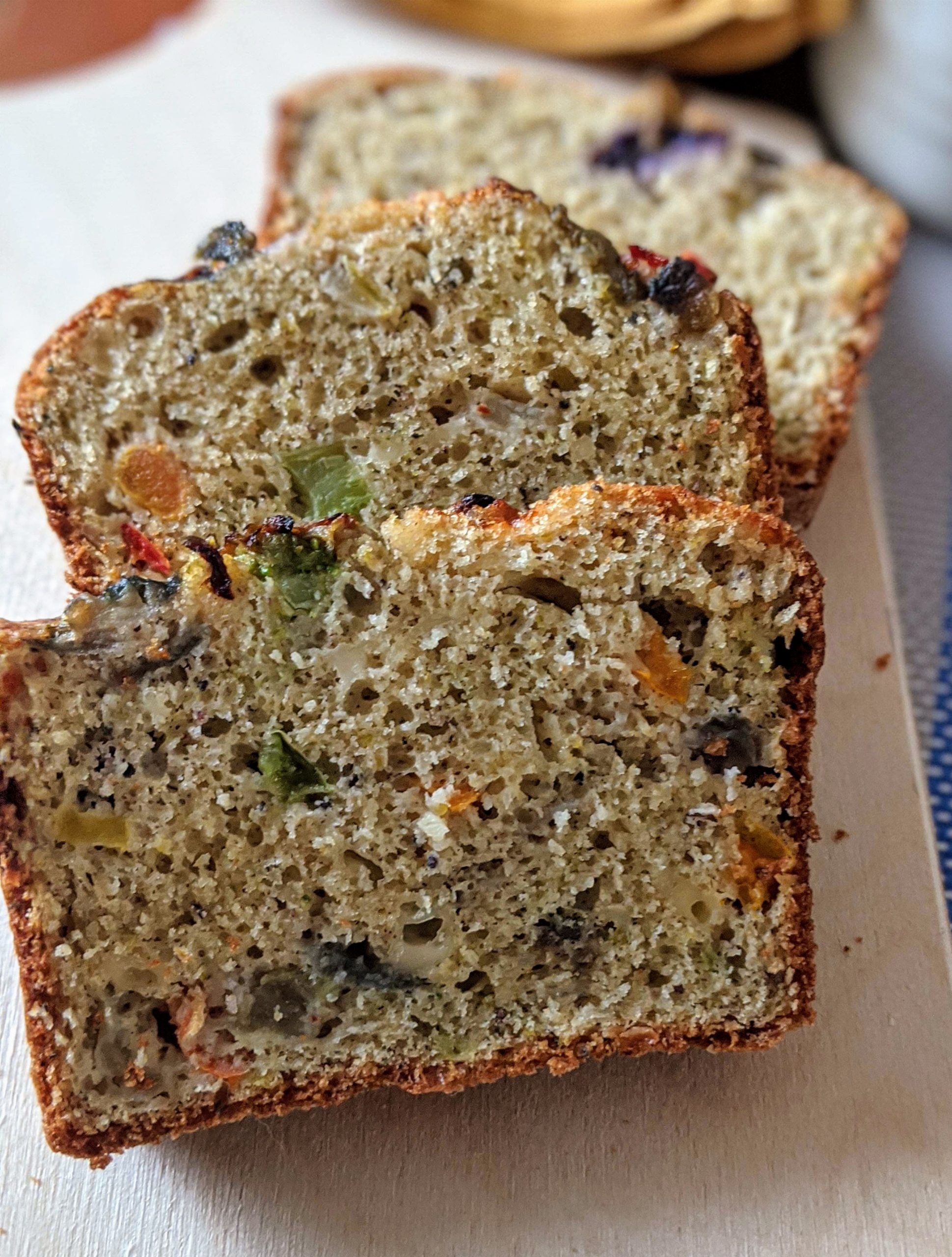 Plum cake salato con verdure